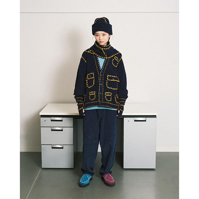 PHINGERIN（フィンガリン） PHINGERIN PG1 POCKET CARDIGAN navy