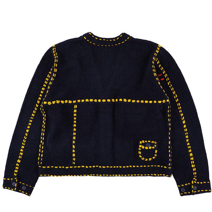 PHINGERIN（フィンガリン） PHINGERIN PG1 POCKET CARDIGAN navy