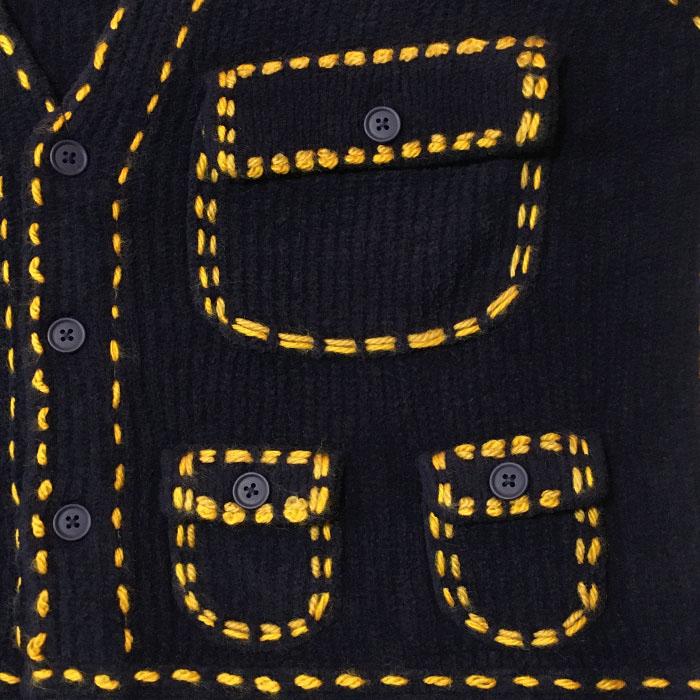 PHINGERIN（フィンガリン） PHINGERIN PG1 POCKET CARDIGAN navy