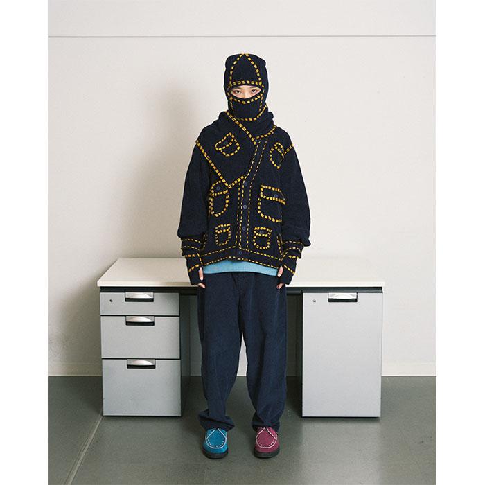 PHINGERIN（フィンガリン） PHINGERIN PG1 POCKET CARDIGAN navy