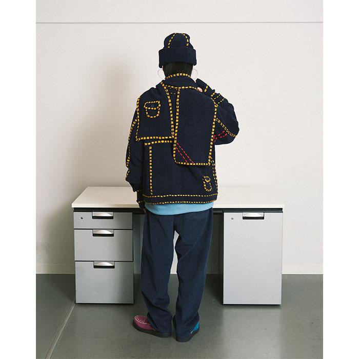 PHINGERIN（フィンガリン） PHINGERIN PG1 POCKET CARDIGAN navy