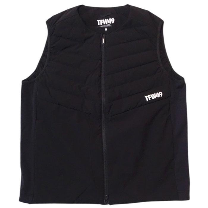 メンズウェア TFW49 SHIELD WARMER VEST TFW49 TFW49 SHIELD WARMER COLLARLESS VEST black TFW49-T042610002