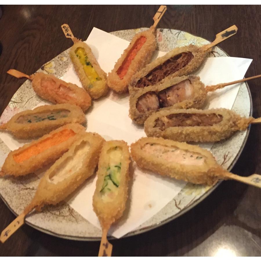 新到着 ホームパーテイ手造りの串揚げ 8種類を4本セット