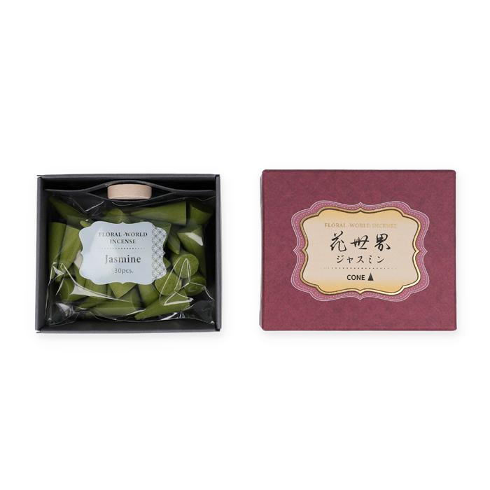 松栄堂 花世界 ジャスミン コーン 30粒 | 