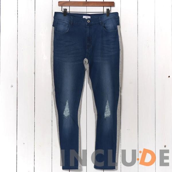 ストレッチ 裏毛 スウェット スキニー ストレッチデニム デニムパンツ Ｇパン ジーパン メンズ |  | 03