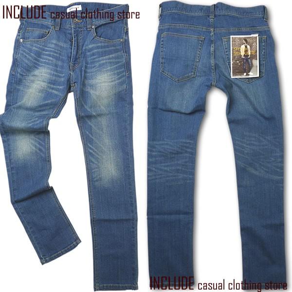 デニムパンツ メンズ スキニー スリム テーパード Gパン DENIM |  | 01