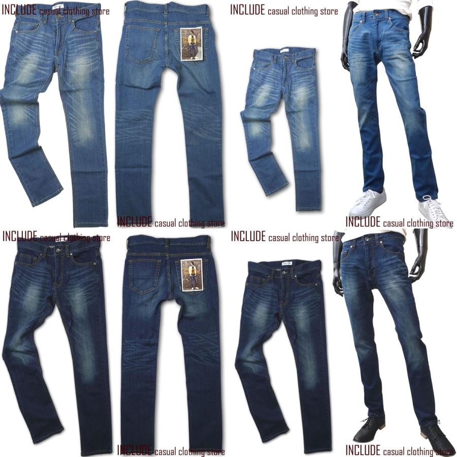 デニムパンツ メンズ スキニー スリム テーパード Gパン DENIM |  | 03