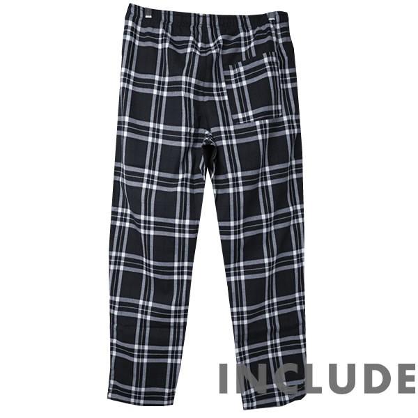 春新作 チェックパンツ ワイドテーパード チェック柄 イージーパンツ メンズ チノパンツ チェック パンツ 梅春 新生活 |  | 02