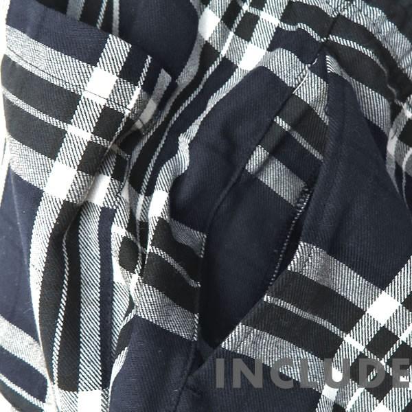 春新作 チェックパンツ ワイドテーパード チェック柄 イージーパンツ メンズ チノパンツ チェック パンツ 梅春 新生活 |  | 03