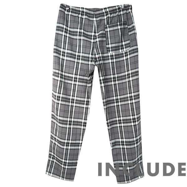 春新作 チェックパンツ ワイドテーパード チェック柄 イージーパンツ メンズ チノパンツ チェック パンツ 梅春 新生活 |  | 05