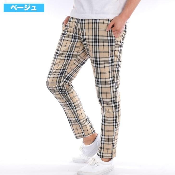 チェックパンツ スキニー 総柄 スラックス イージーパンツ メンズ チノパンツ チェック パンツ ストレッチ ゴルフ ゴルフパン |  | 01