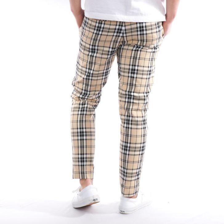 チェックパンツ スキニー 総柄 スラックス イージーパンツ メンズ チノパンツ チェック パンツ ストレッチ ゴルフ ゴルフパン |  | 07