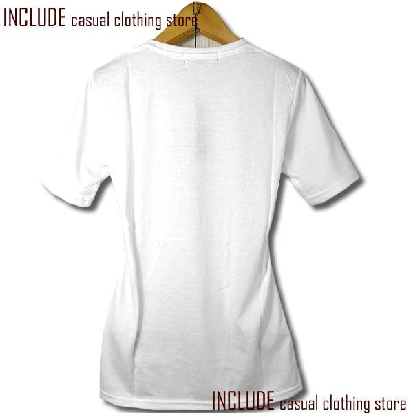 英字 ローズ フェイス ディスク プリント Uネック 半袖Tシャツ カットソー ストリート メンズ 白 ホワイト カジュアル |  | 04