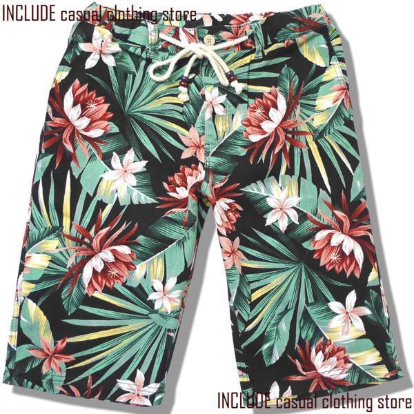 花柄ショートパンツ短パンハーフパンツ M 送料込 クリックポスト | 