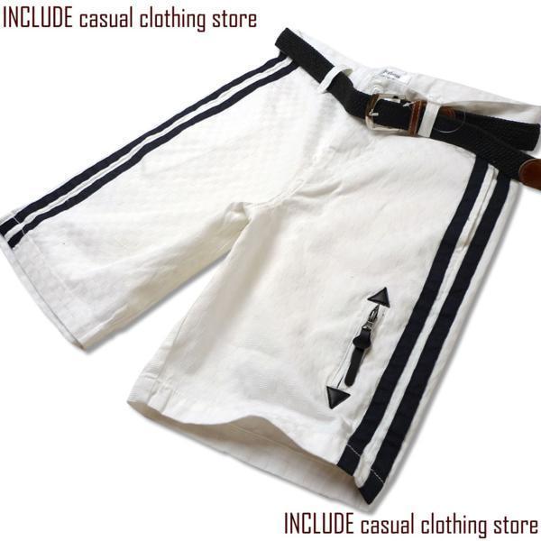 サイドラインショートパンツベルト付ハーフパンツ 79 送料込 |  | 01