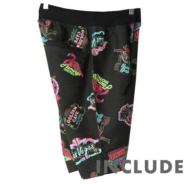 ハーフパンツ ショートパンツ 人気 ネオン柄 アロハ柄 ラスベガス アメリカ 短パン 膝上 カジュアル おしゃれ ストリート系 |  | 07