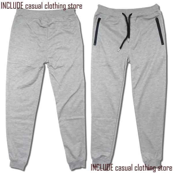 裏毛 アンクルパンツ 裾リブ ジョガーパンツ L 送料込 |  | 01