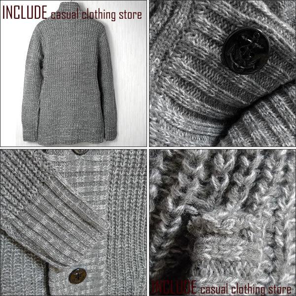 ニットカーディガンニットジャケットスタンドカラー L 送料込 宅急便 |  | 02