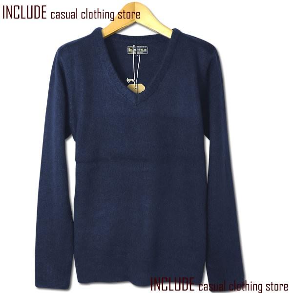 Vネック ニット メンズ スノートップ セーター メンズファッション メンズ もこもこ ふわふわ モヘア調 |  | 01