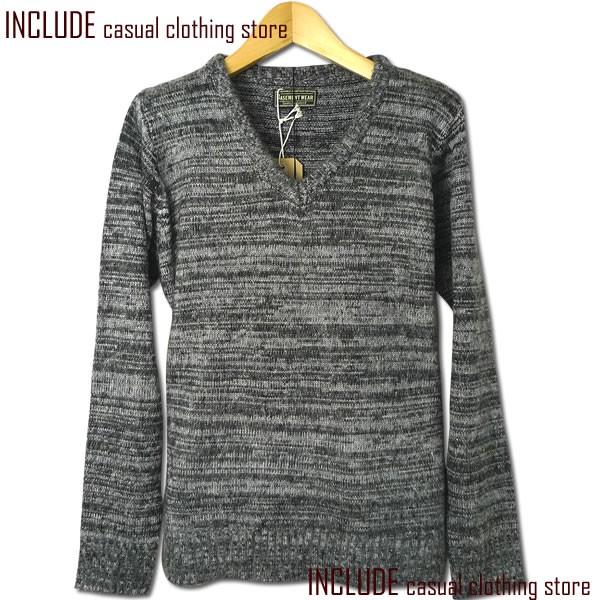 Vネック ニット メンズ スノートップ セーター メンズファッション メンズ もこもこ ふわふわ モヘア調 |  | 02