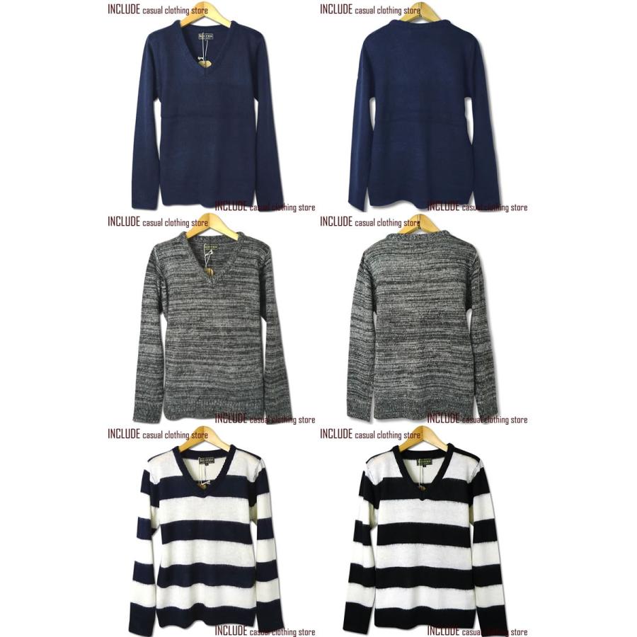 Vネック ニット メンズ スノートップ セーター メンズファッション メンズ もこもこ ふわふわ モヘア調 |  | 04