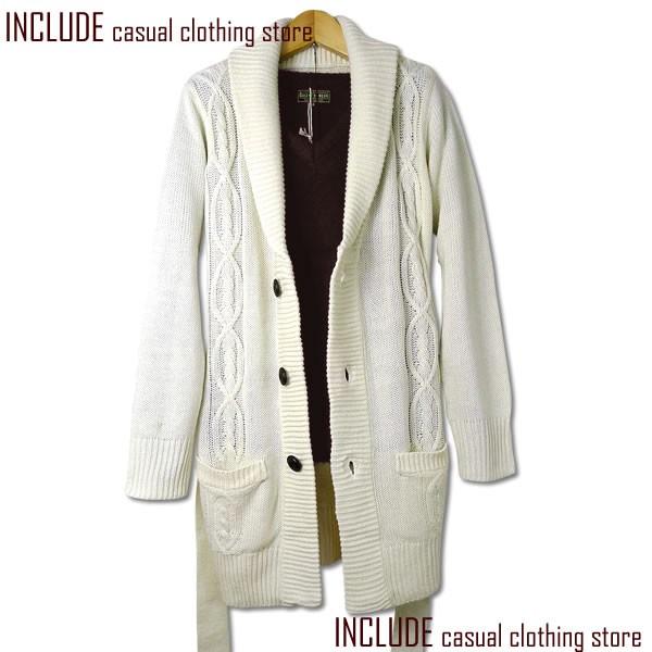 ニットトレンチコート ニットコート ジャケットコート ケーブル編み ハーフ丈 メンズ ショールカラー |  | 01