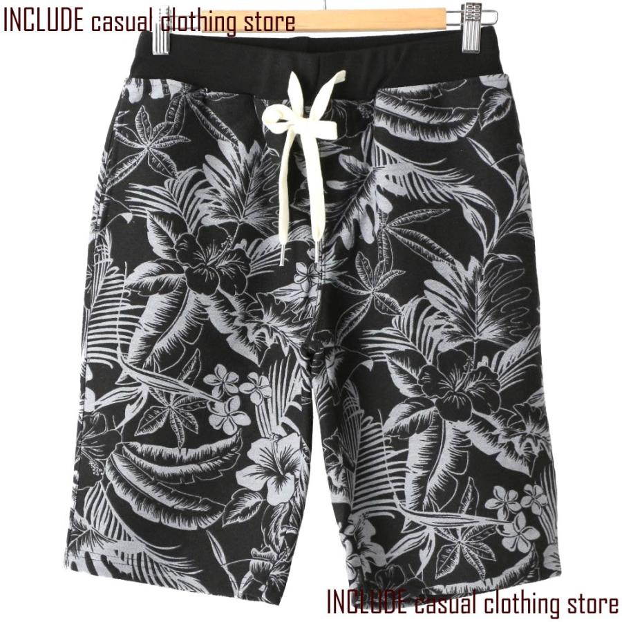 ボタニカル柄 ショートパンツ ハーフパンツ リーフ柄 花柄 リゾート メンズ 南国 |  | 03