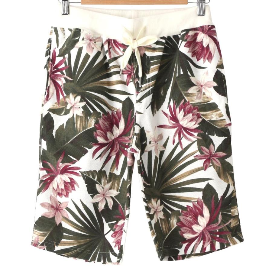 リーフ柄 花柄 ショートパンツ ハーフパンツ リゾート ボタニカル柄 メンズ 南国 |  | 01