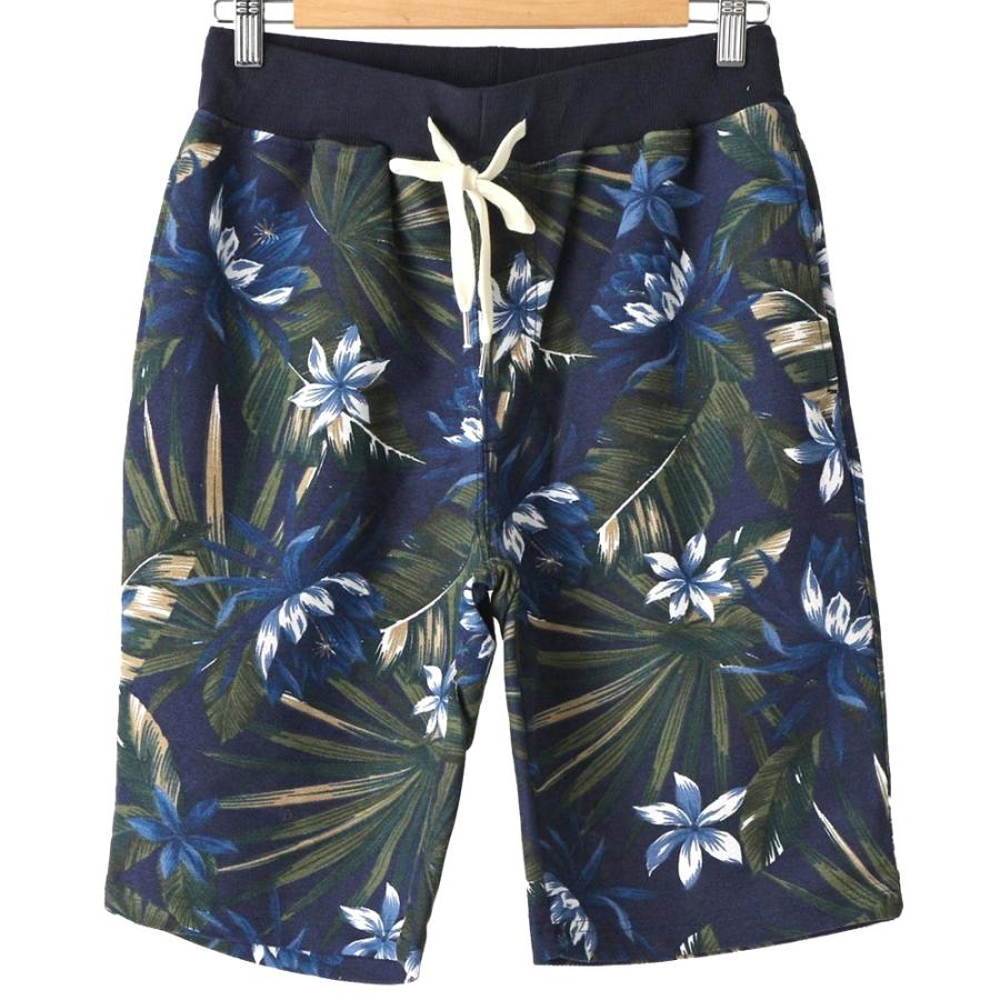 リーフ柄 花柄 ショートパンツ ハーフパンツ リゾート ボタニカル柄 メンズ 南国 |  | 03