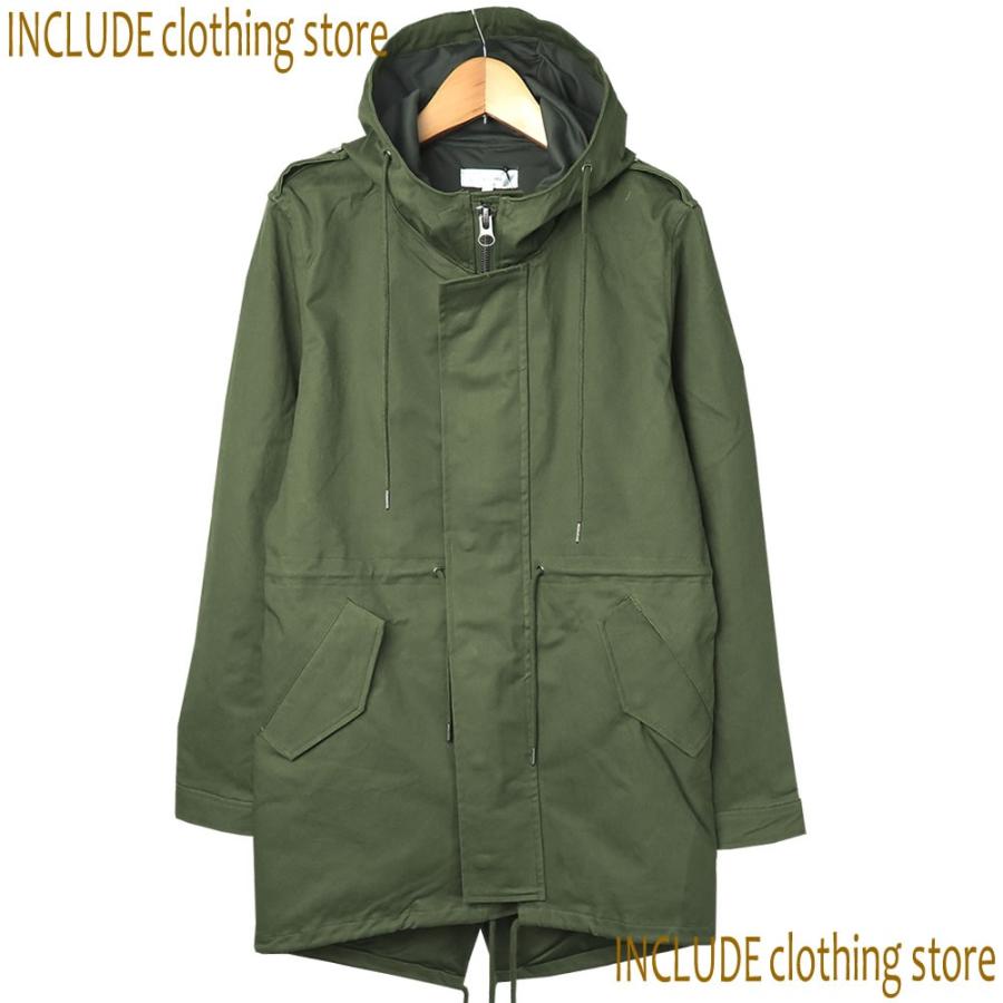 モッズコート モッズジャケット ヴィンテージ ミリタリー 春物 スプリングコート ブラック オリーブ カーキ グリーン メンズ |  | 04