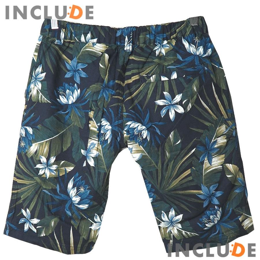 ボタニカル ショートパンツ ハーフパンツ メンズ 父の日 花柄 短パン プリペラ フラワー 南国 M L XL |  | 05