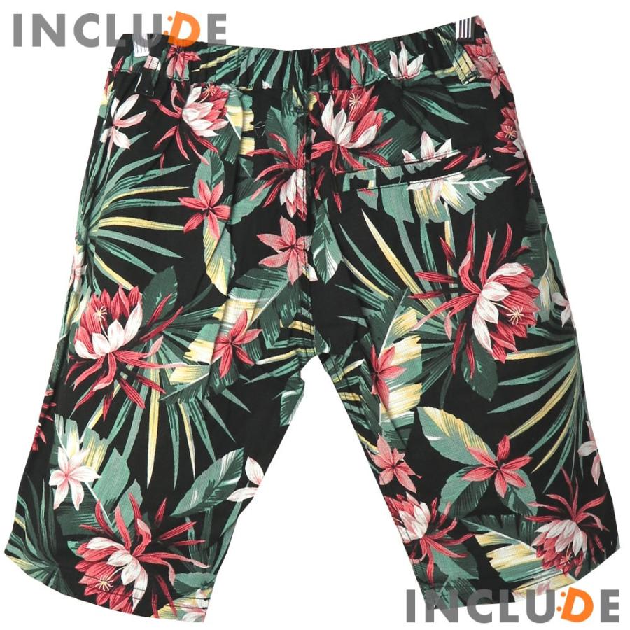 ボタニカル ショートパンツ ハーフパンツ メンズ 父の日 花柄 短パン プリペラ フラワー 南国 M L XL |  | 08