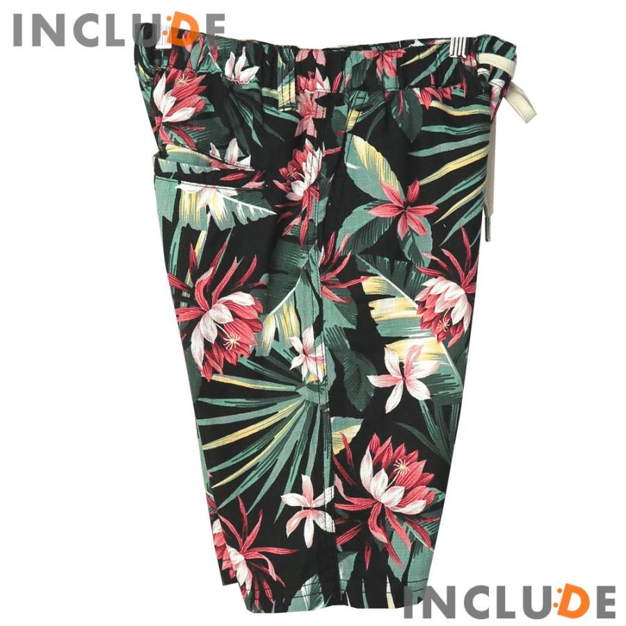ボタニカル ショートパンツ ハーフパンツ メンズ 父の日 花柄 短パン プリペラ フラワー 南国 M L XL |  | 09