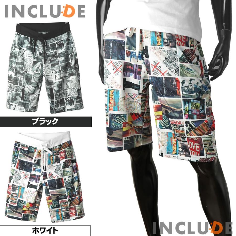 ショートパンツ ハーフパンツ メンズ 総柄 フォト 昇華 プリント 父の日 サブウェイ マップ オールドアメリカ M L XL | 