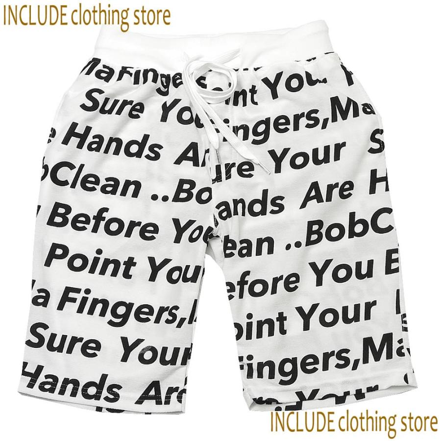 ビッグロゴ ショートパンツ ハーフパンツ 短パン メンズ スポーツ ダンス ストリート ブラック ホワイト レッド |  | 02