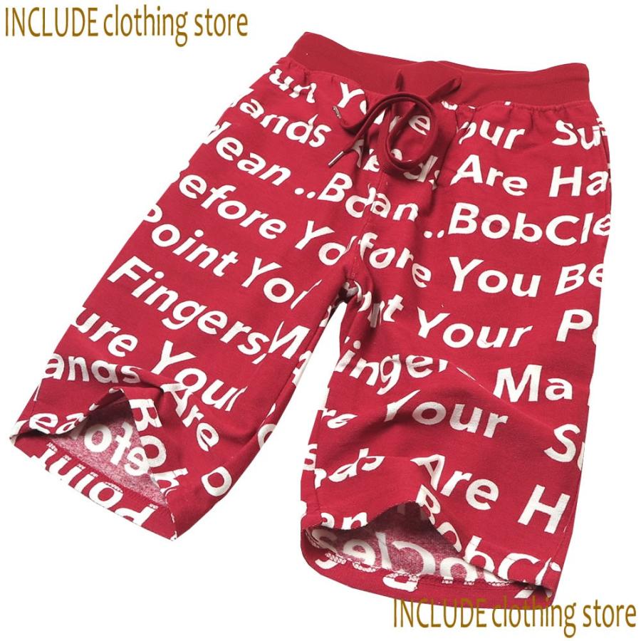 ビッグロゴ ショートパンツ ハーフパンツ 短パン メンズ スポーツ ダンス ストリート ブラック ホワイト レッド |  | 05