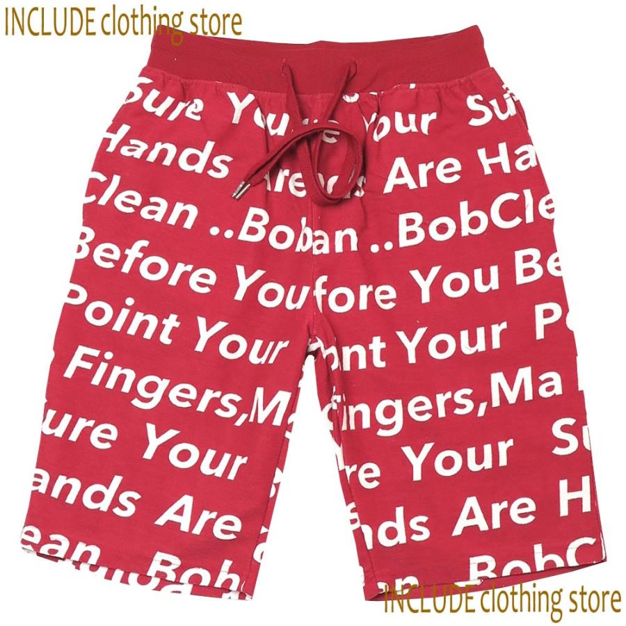 ビッグロゴ ショートパンツ ハーフパンツ 短パン メンズ スポーツ ダンス ストリート ブラック ホワイト レッド |  | 06