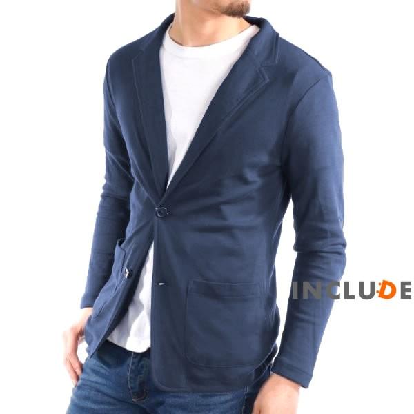 テーラードジャケット カットテーラー テーラード ジャケット 薄手 2ボタン ストレッチ メンズ |  | 03