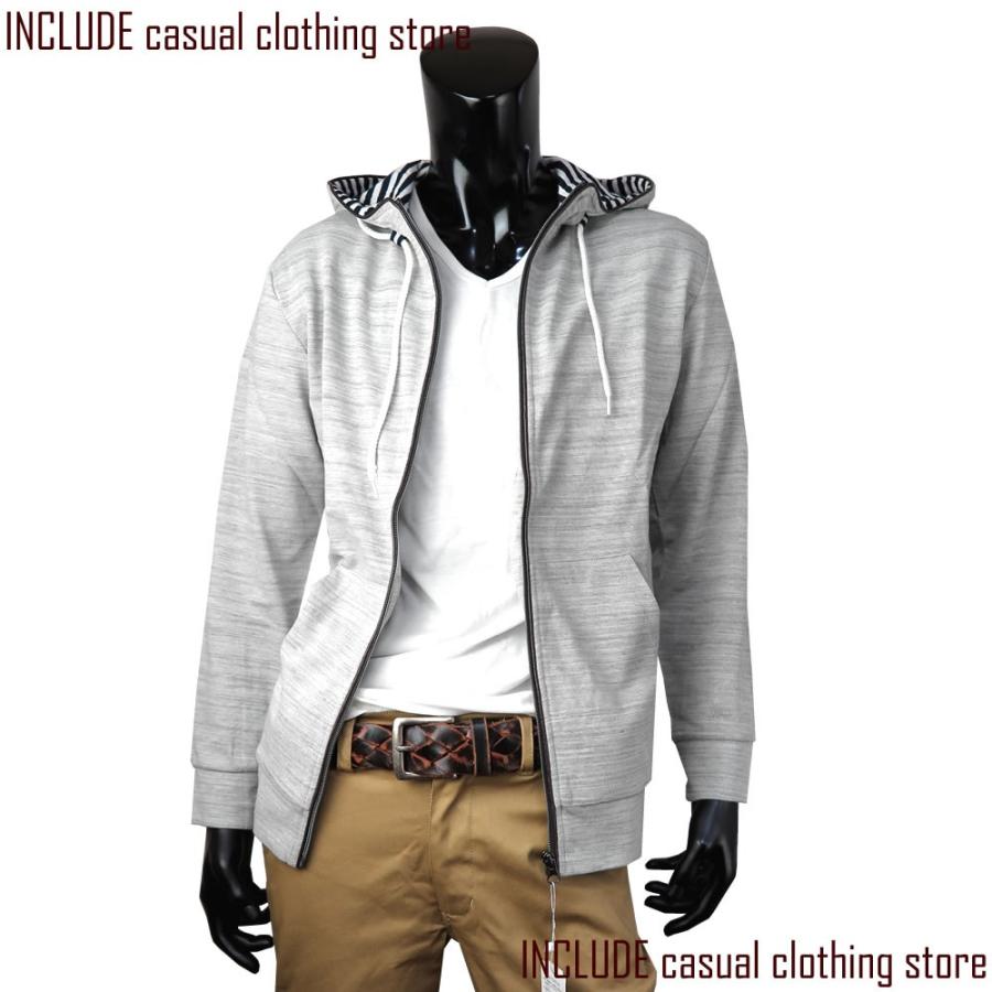 フルジップパーカー ジップアップパーカー ボーダー パイピング メンズ |  | 01