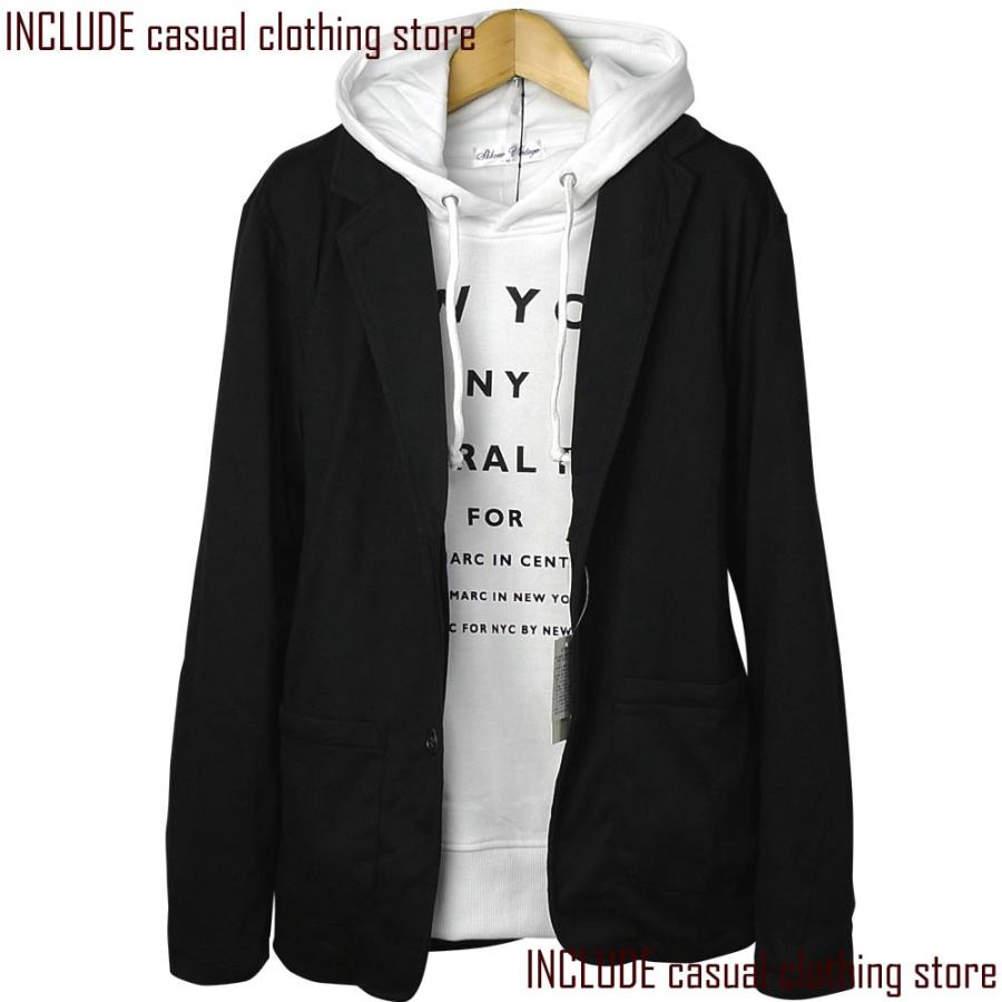 薄手 テーラード ジャケット カット素材 無地 春ジャケット カーディガン メンズ 白 黒 |  | 02