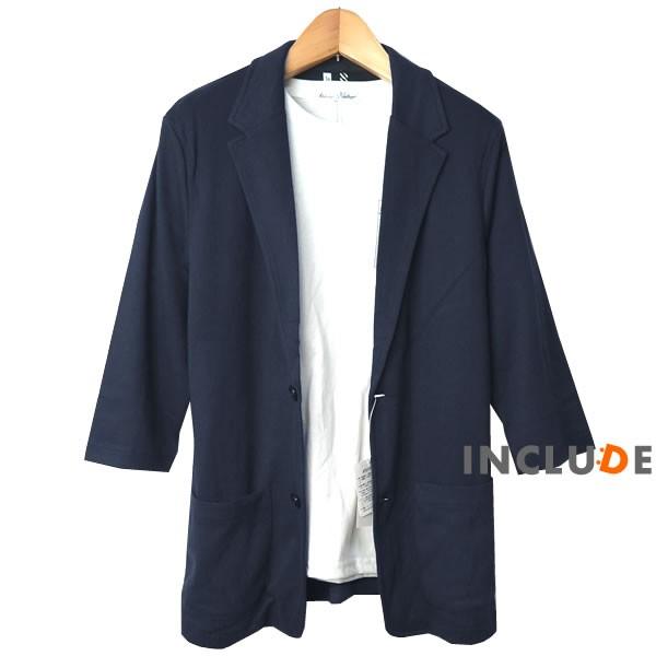 7分袖 半端袖 テーラードジャケット カットテーラー テーラード ジャケット 薄手 2ボタン ストレッチ メンズ |  | 05