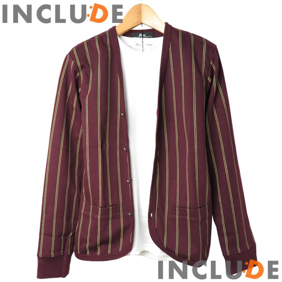 ブリティッシュ ストライプ カーディガン ジャケット ポンチ レジメン 英国 カレッジ メンズ | 