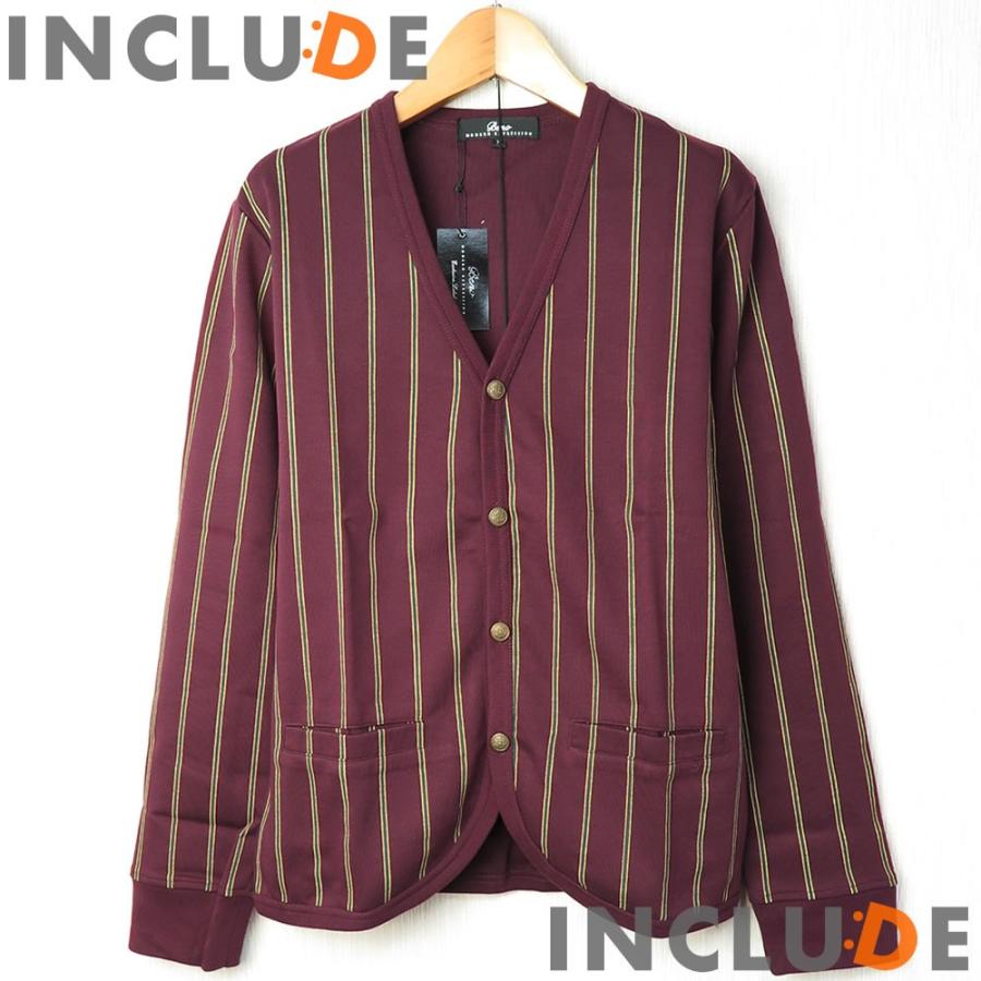 ブリティッシュ ストライプ カーディガン ジャケット ポンチ レジメン 英国 カレッジ メンズ |  | 01