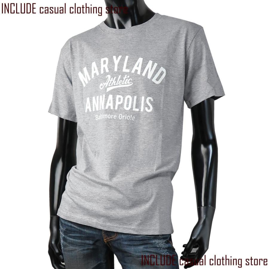 送料無料 半袖Tシャツ クルーネック Ｔシャツ ロゴ プリントアメカジ カレッジ |  | 01