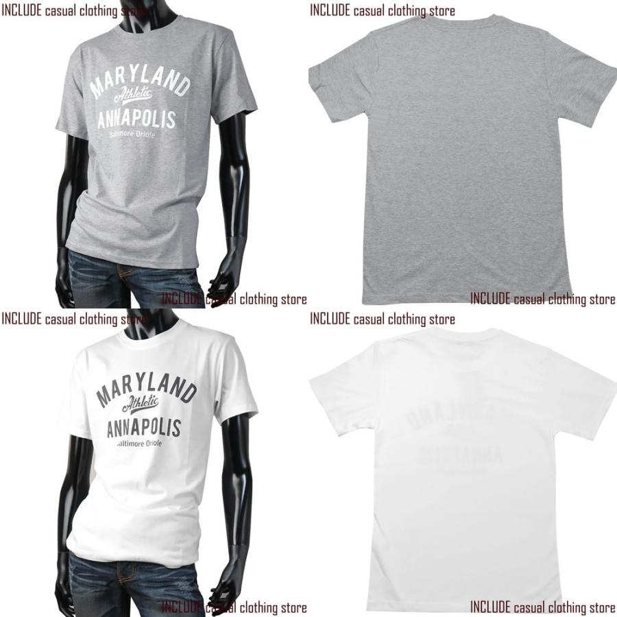 送料無料 半袖Tシャツ クルーネック Ｔシャツ ロゴ プリントアメカジ カレッジ |  | 03