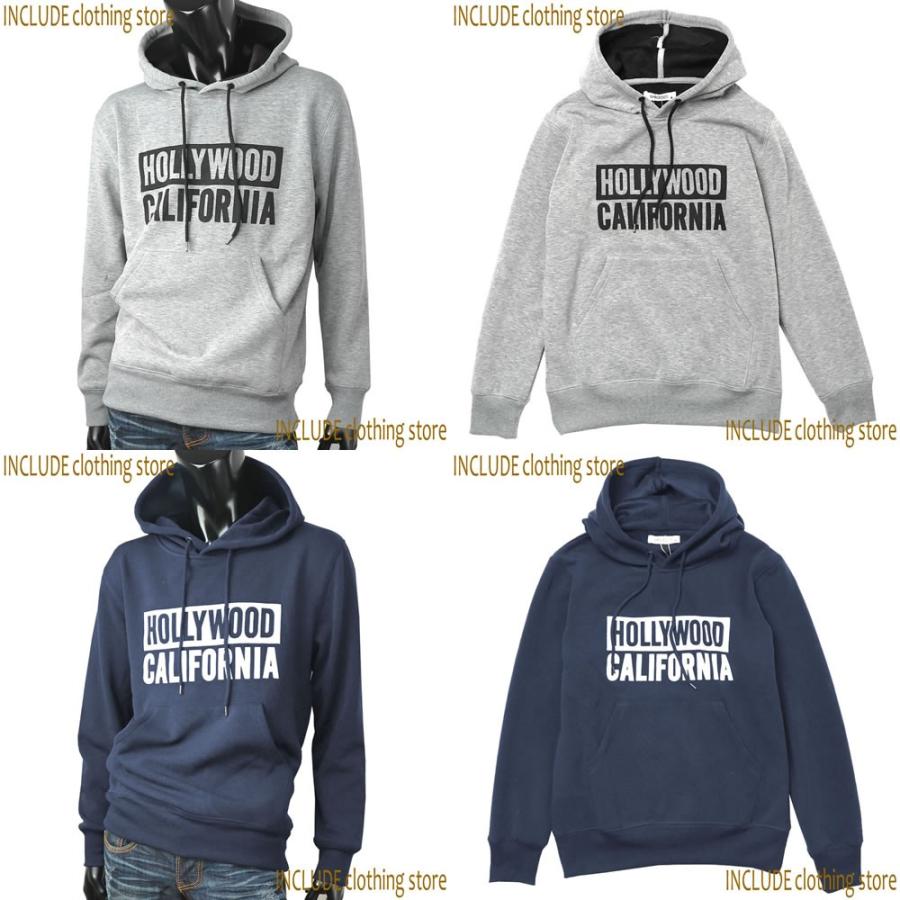 裏シャギー プルパーカー トレーナー 裏起毛 ロゴ プリント M L LL ネイビー グレー |  | 03