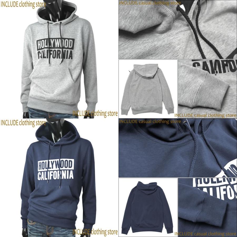 裏シャギー プルパーカー トレーナー 裏起毛 ロゴ プリント M L LL ネイビー グレー |  | 04