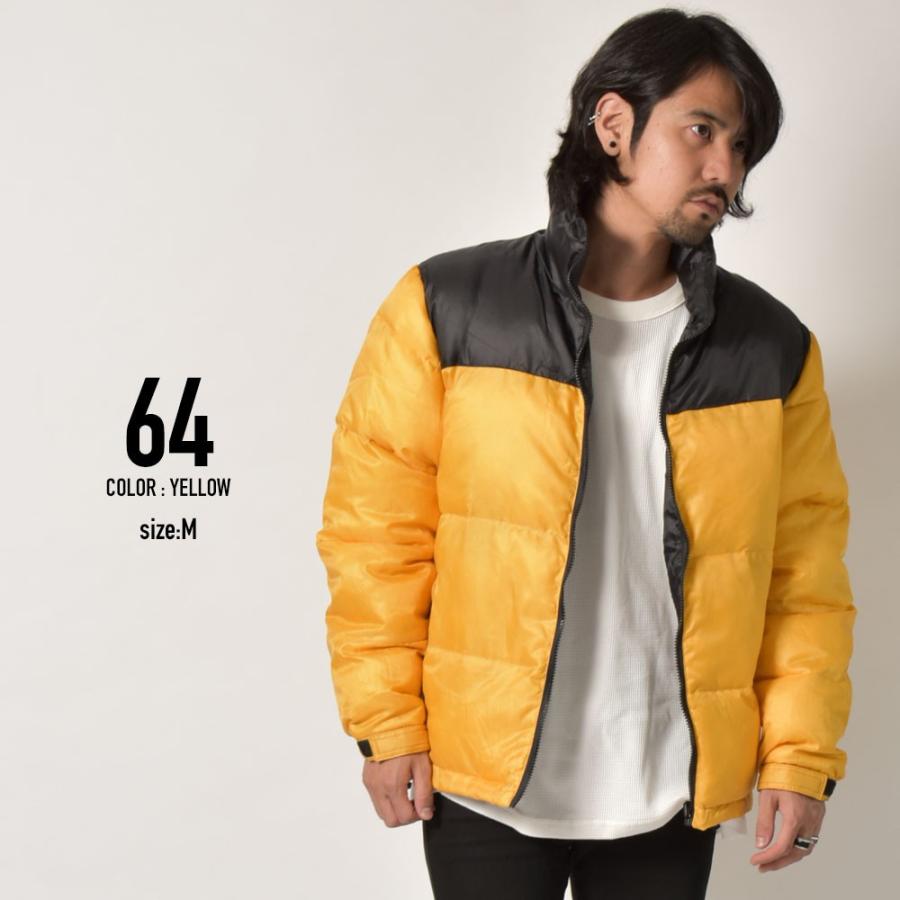 中綿ジャケット リバーシブル スタンド襟 タウンユース ダウンジャケット 大きいサイズ XXL(3L) XL L M |  | 03