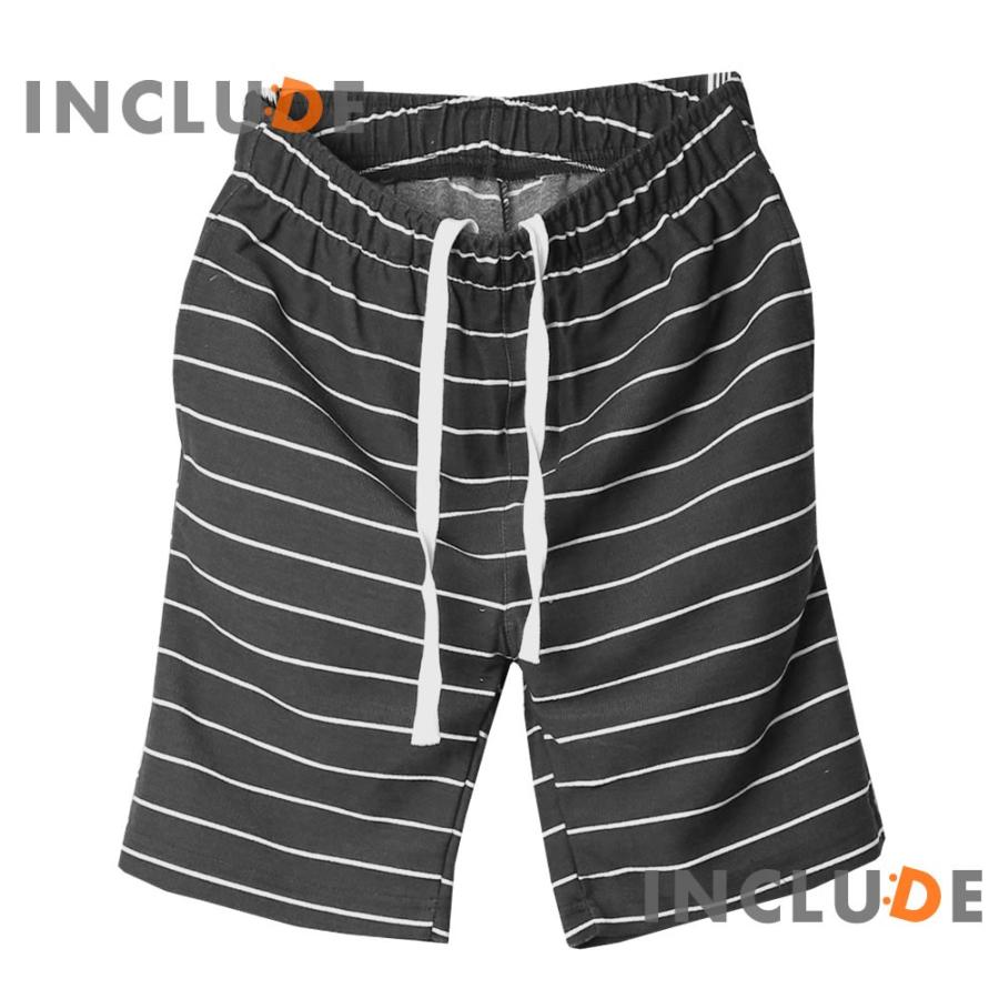 お得な２枚セット セットアップ 上下セット 半袖Tシャツ ショートパンツ ボーダー 人気柄 クルーネック M L LL 白 黒 |  | 06