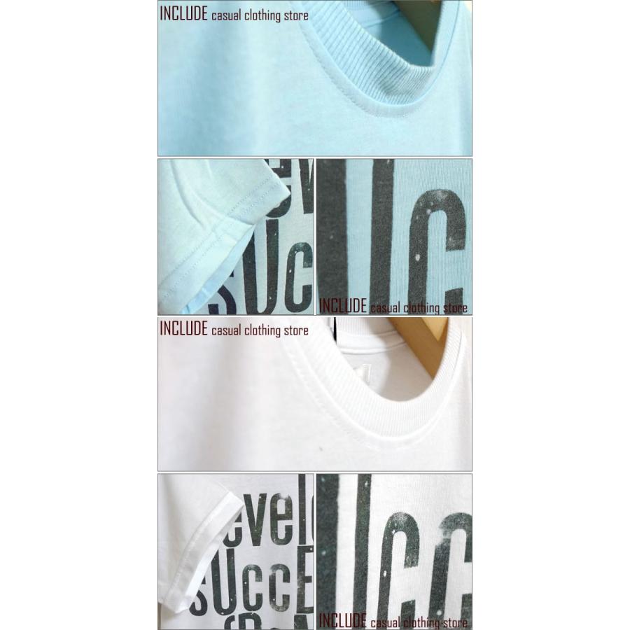 SALE 送料無料 半袖Tシャツ ストリート ロゴ プリント 半袖T ショートスリーブ メンズ サックス ブルー ホワイト 白 |  | 04